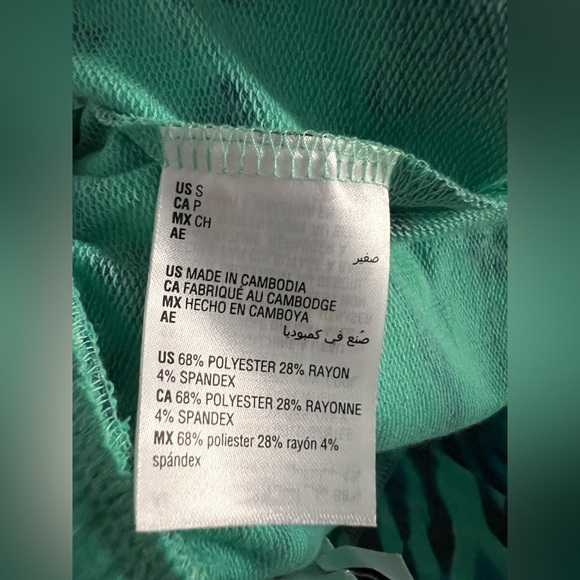 Women’s Jenni Aqua Ocean Burst Sleep Bottoms - Picture 5 of 5